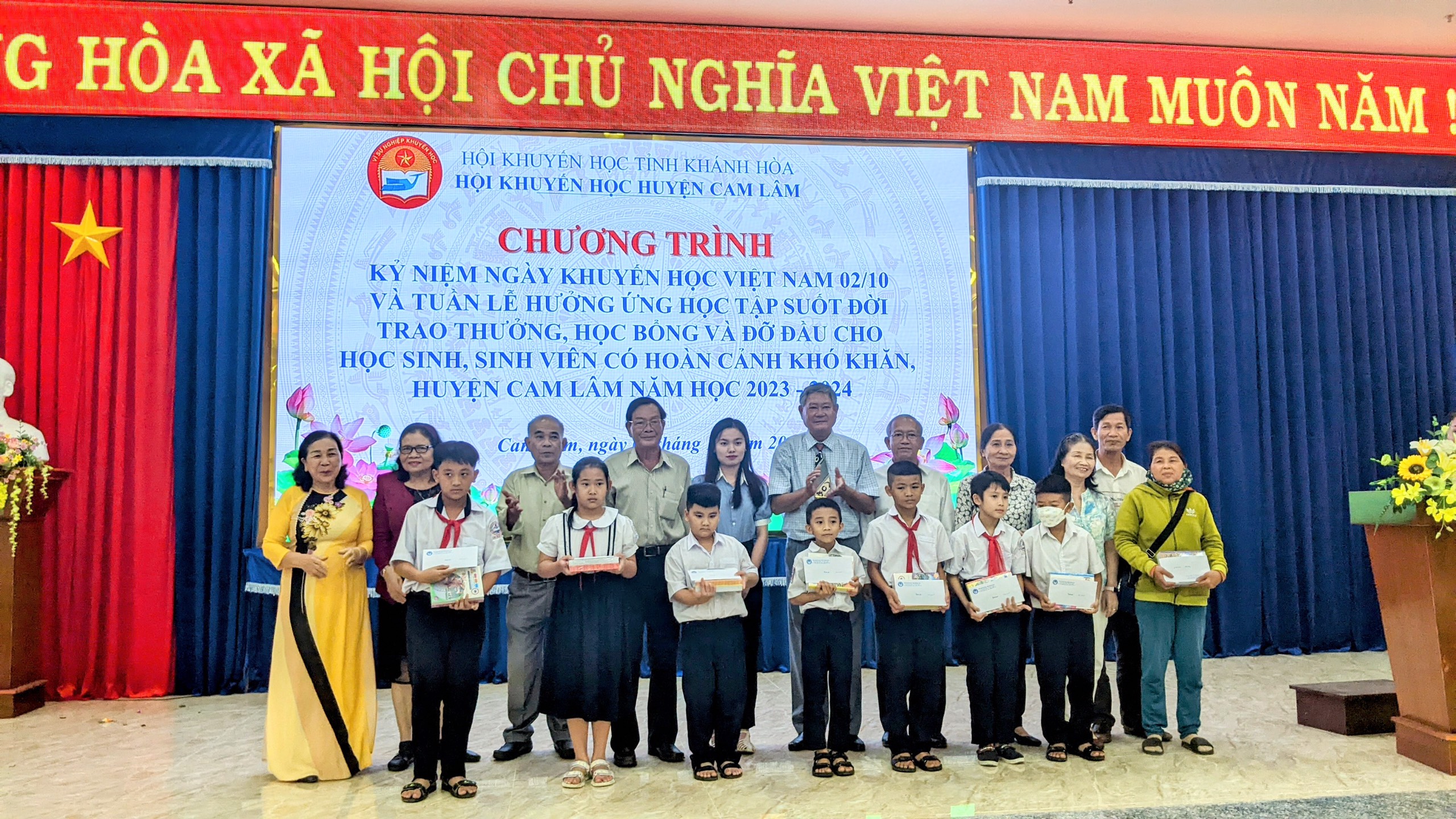 Hội Khuyến học tổ chức Chương trình kỷ niệm Ngày Khuyến học VN 2-10 và Tuần lễ hưởng ứng học tập suốt đời năm 2023
