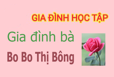 Gương điển hình Gia đình học tập - Bo Bo Thị Bông