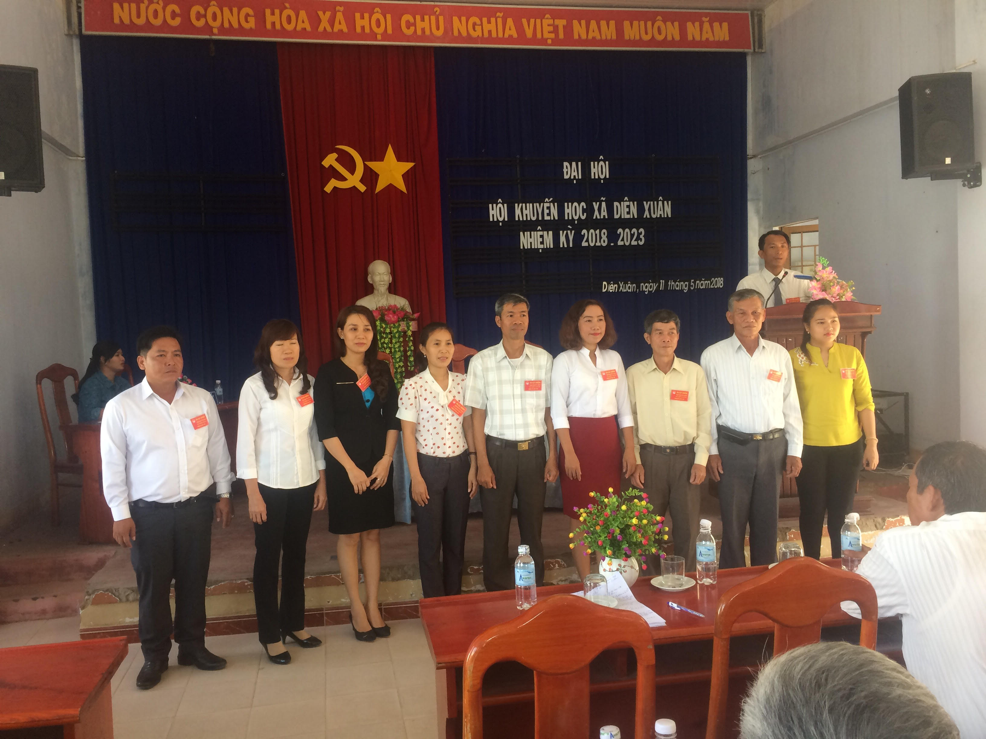HỘI KHUYẾN HỌC XÃ DIÊN XUÂN TỔ CHỨC ĐẠI HỘI HỘI KHUYỀN HỌC XÃ LẦN III NHIỆM KỲ 2018 - 2023