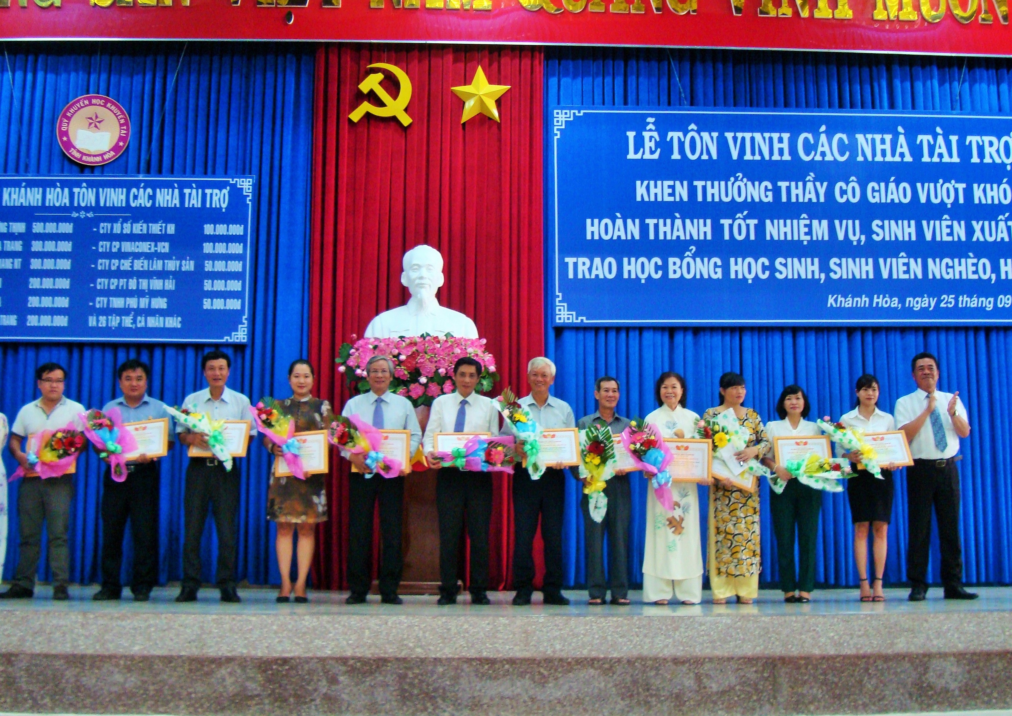 HOẠT ĐỘNG CỦA QUỸ KHUYẾN HỌC, KHUYẾN TÀI KHÁNH HÒA NĂM 2016