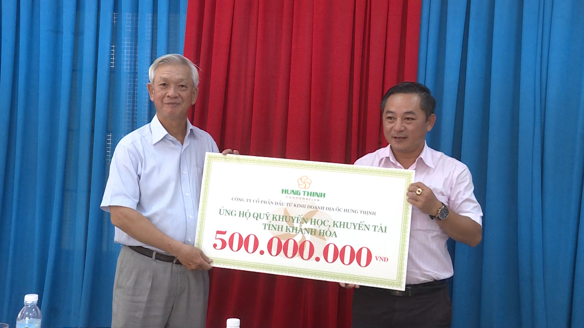 QUỸ KHUYẾN HỌC - KHUYẾN TÀI KHÁNH HÒA TIẾP NHẬN TIỀN TÀI TRỢ