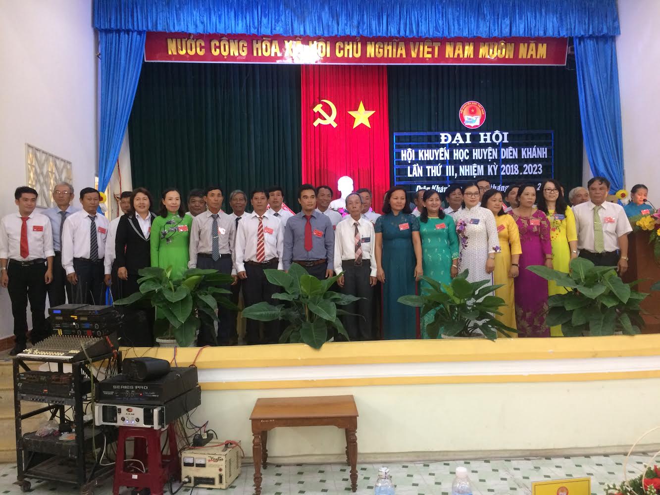 HỘI KHUYẾN HỌC HUYỆN DIÊN KHÁNH TỔ CHỨC ĐẠI HỘI LẦN THỨ III NHIỆM KỲ 2018 - 2023