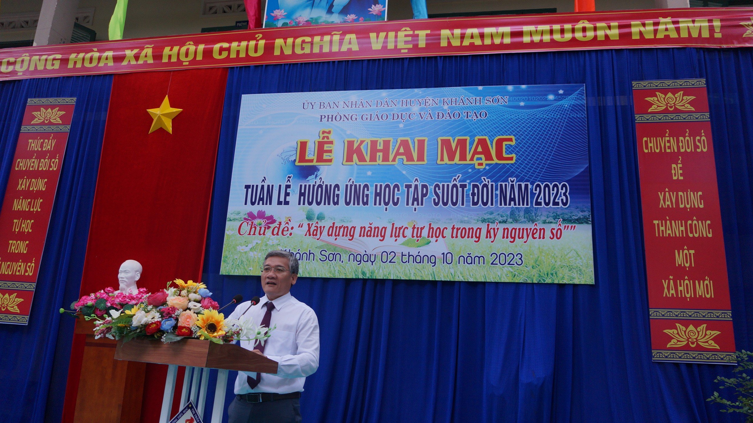 Hội Khuyến học huyện Khánh Sơn khai mạc tuần lễ hưởng ứng học tập suốt đời năm 2023